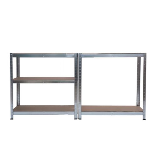 Nagy teherbírású polc 180x90x40 cm 175 kg króm