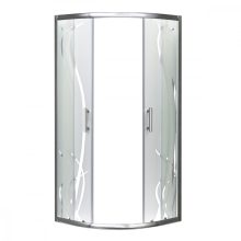 Spirit Bamboo 80x80 cm íves zuhanykabin zuhanytálca nélkül