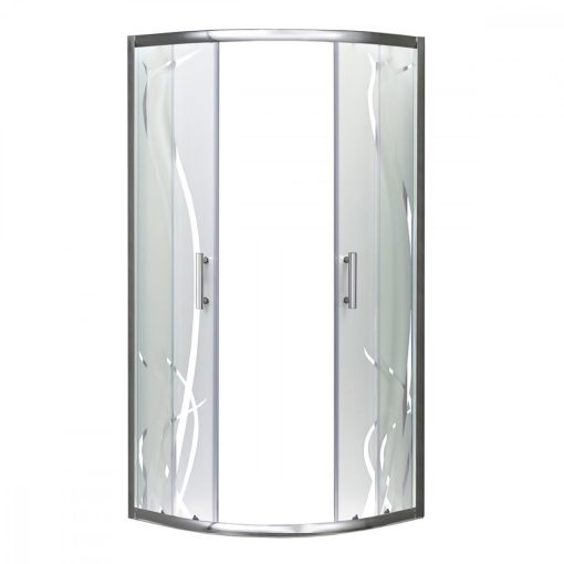 Spirit Bamboo 80x80 cm íves zuhanykabin zuhanytálca nélkül