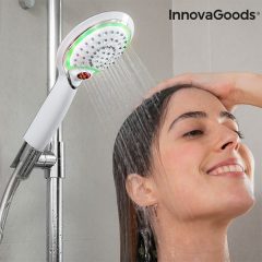   InnovaGoods Hőmérséklet Érzékelős és Kijelzős LED Zuhany